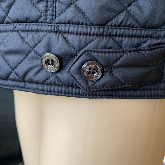 Brand New Michael Kors Black Quilted Stitch Button Up Jacket - Picture 12 of 16